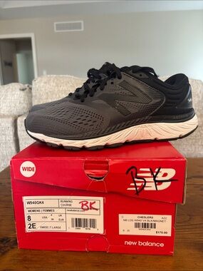 New Balance W940 2E XWide Black, White Magnet Women's Running Sneakers